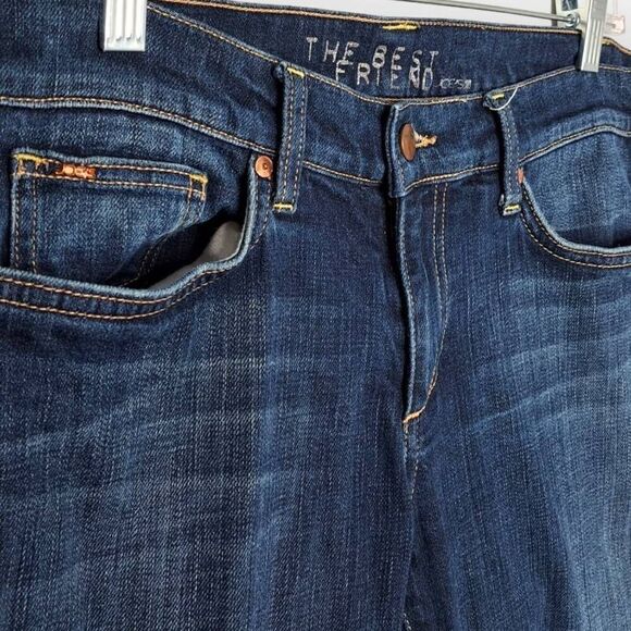 Joe's Jeans Women's Rolled Cuff Best Friend Cropped Jeans size 28 - Picture 3 of 8